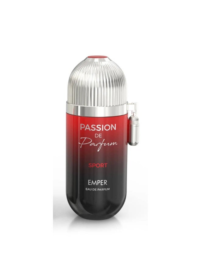 emper Passion De Parfum Sport - For Men - EDP - 100ml - Image 2